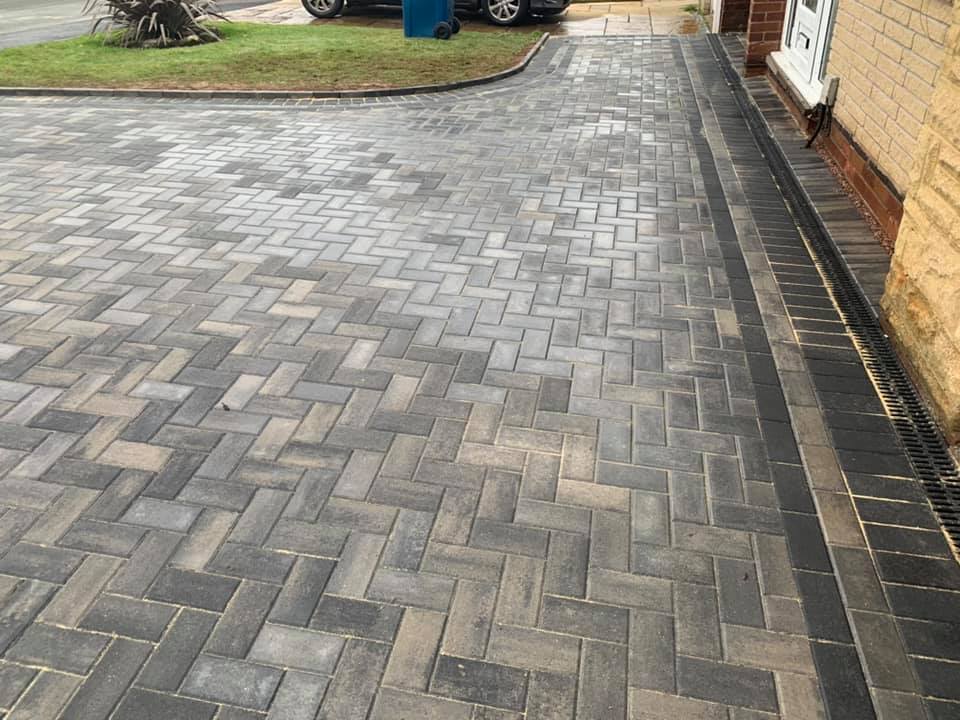 Permeable block paving