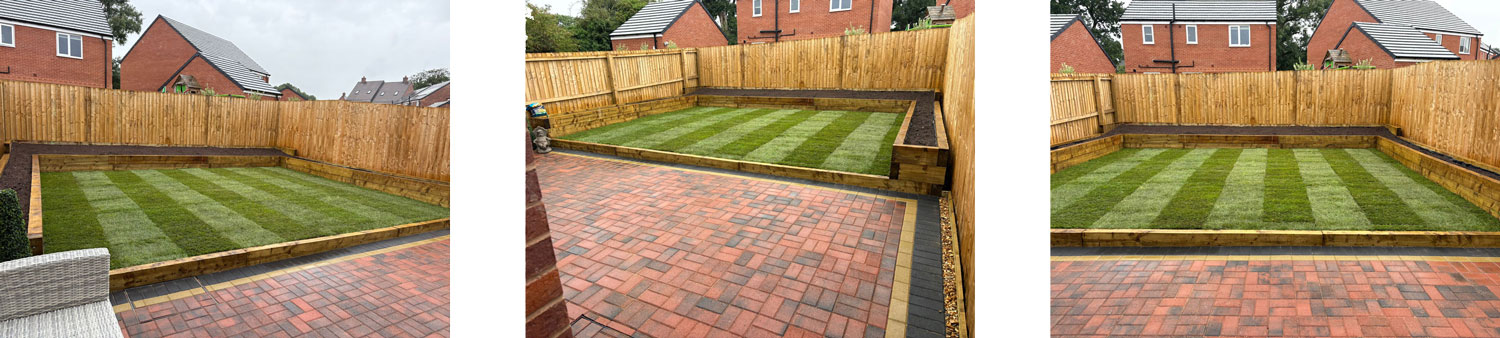 landscaping project, Stafford