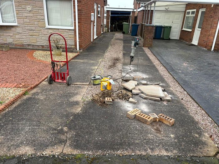 new driveway. telford